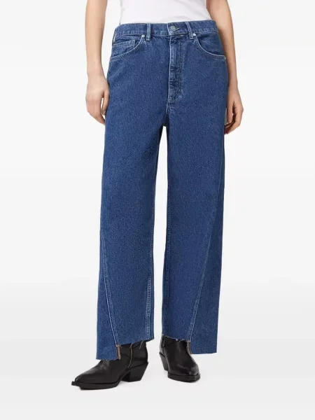 Blugi cu picior larg Allsaints albastru