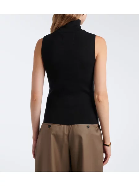 Top Extreme Cashmere din cașmir negru
