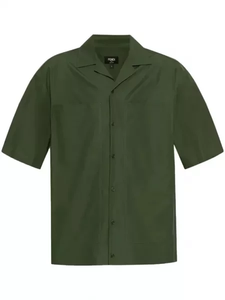Риза Fendi бродирана зелено