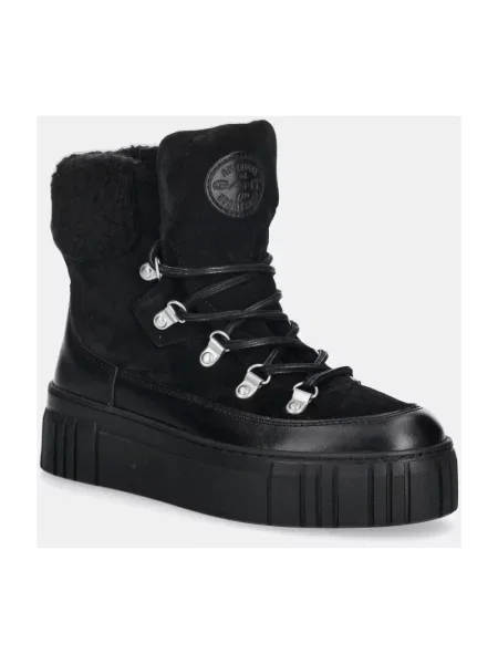 Gant śniegowce skórzane Snowmont czarny
