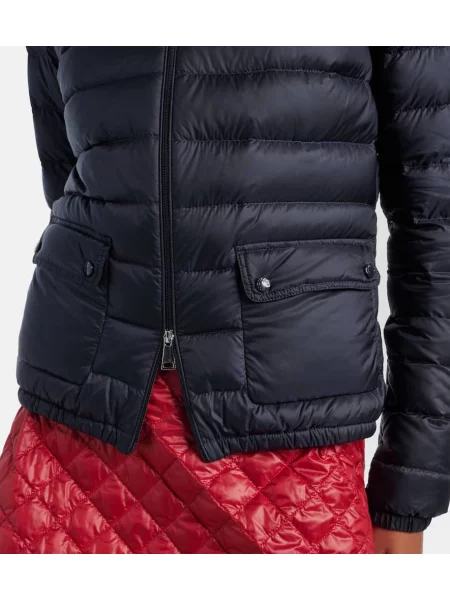 Geacă cu puf Moncler albastru