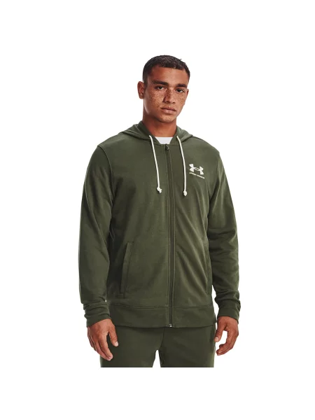 Froté mikina Under Armour zelená