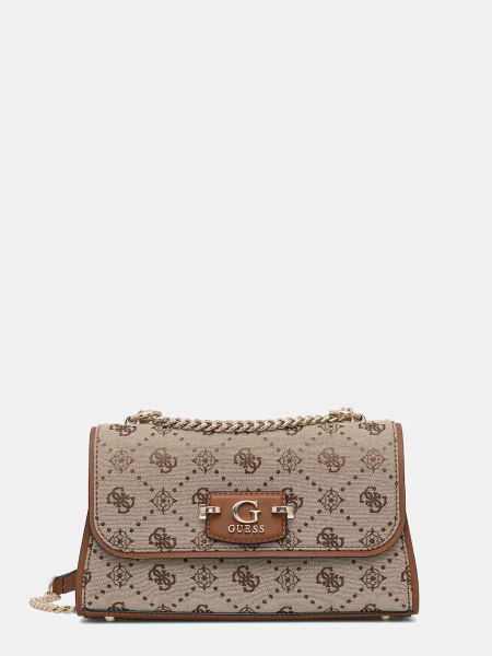 Чанта Guess NEDA бежово кафяво