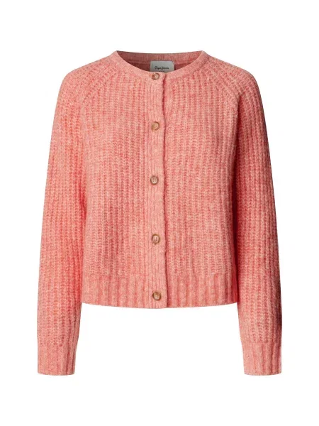 Pepe Jeans Geacă tricotată Ashley pitaya roz