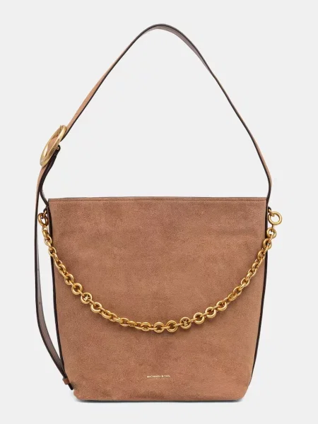 MICHAEL Michael Kors hobo kabelka semišová Nolita hnědá