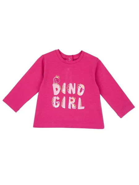 Дитячий Лонгслів Chicco бавовна/еластан рожевий