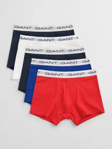 GANT Boxeri albastru / albastru marin / roșu / negru alb