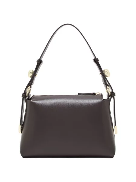 Crossbody kabelka Eax z ekologickej kože hnedá