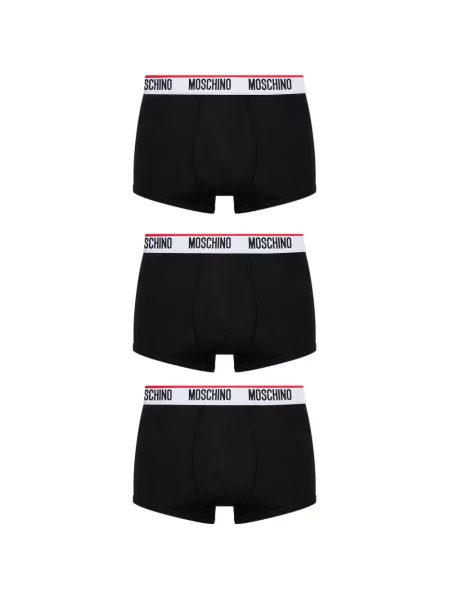 Boxeri Moschino cu autograf negru