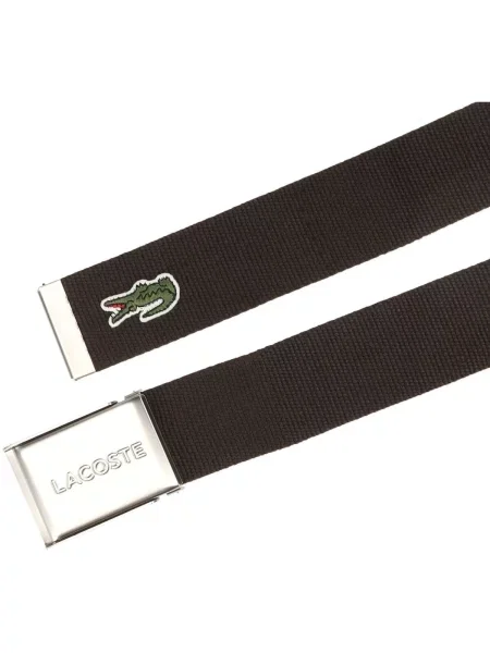 Opásaný pásek Lacoste na ramínka černý