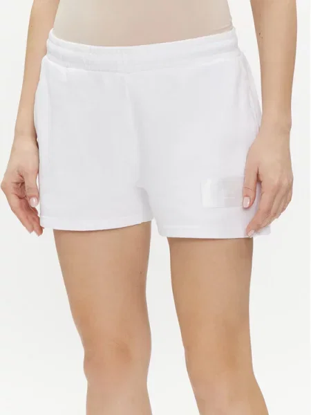 Replay Pantaloni scurți sport alb