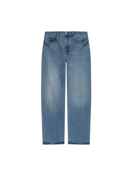 Jeansy straight leg Jacquemus niebieskie
