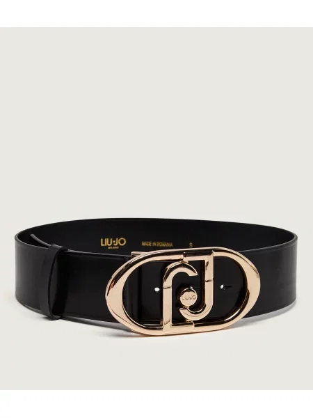 Liu Jo Curea de piele Lapuffy negru