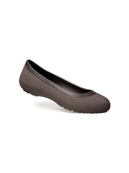 Balerinke Crocs bez pete smeđa