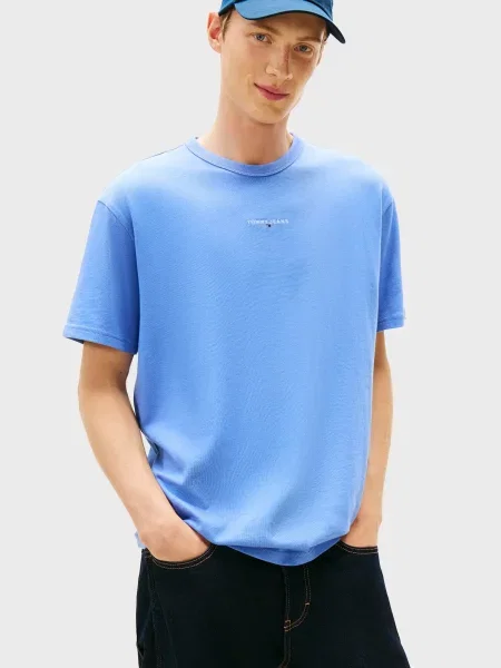 Футболка Tommy Jeans блакитна