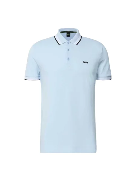 BOSS Green koszulka polo Paddy Mężczyźni M niebieski