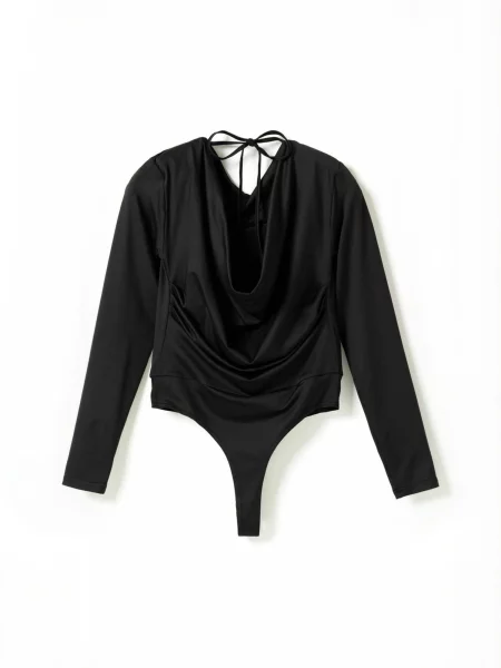 Noella Bluză body N-Moxie negru