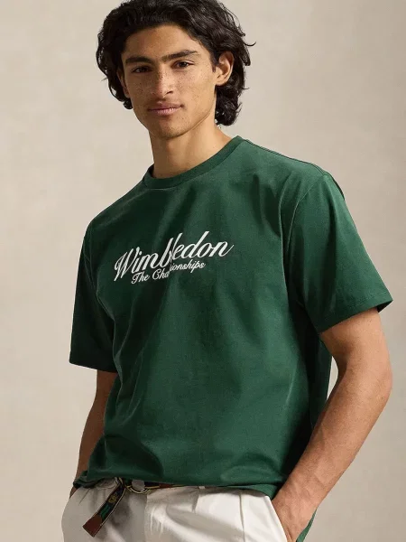 Polo Ralph Lauren tricou pentru bărbați din verde