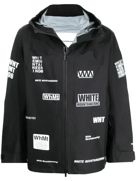 Geacă White Mountaineering cu imagine alb