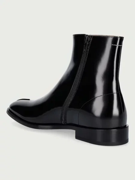 Maison Margiela férfi bőr bokacsizma fekete