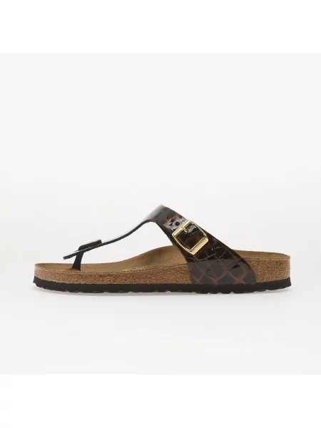 Сникърси Birkenstock Gizeh LEN Emboss Leather Black EUR 36 черно