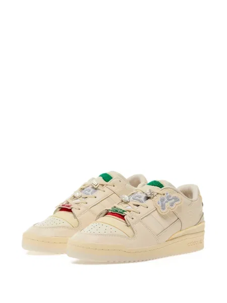 Papuci de casă Adidas cu dungi plasă roșu