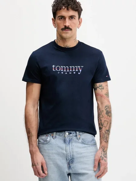 Tommy Jeans kratka majica modra