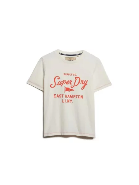 Koszulka Superdry Heritage Hamptons biała