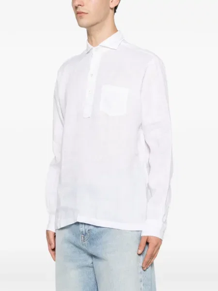Tricou polo Brian Dales alb