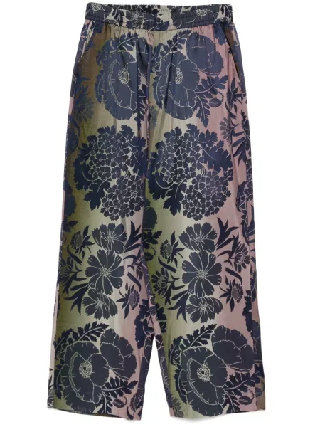 Pantaloni Biyan din jacard violet