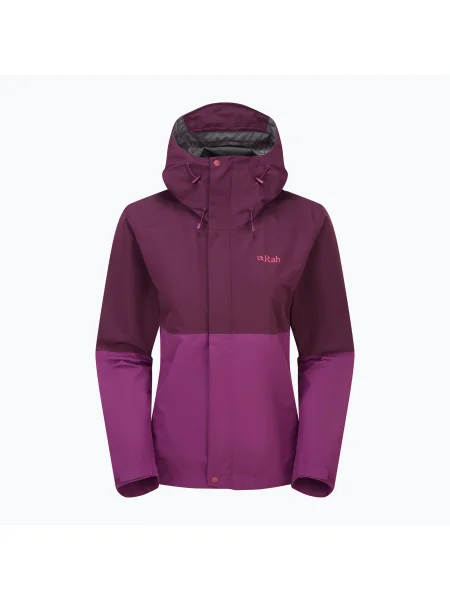 Rab Downpour дамско дъждобранно яке mulberry/plum виолетово