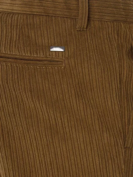 Pantaloni Herno de catifea cord maro