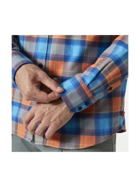Helly Hansen Férfi Lokka Organic Flannel bonfire fjell kockás ing. Méret: M