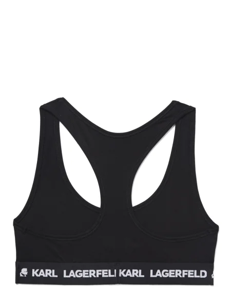 KARL LAGERFELD Sutien top negru