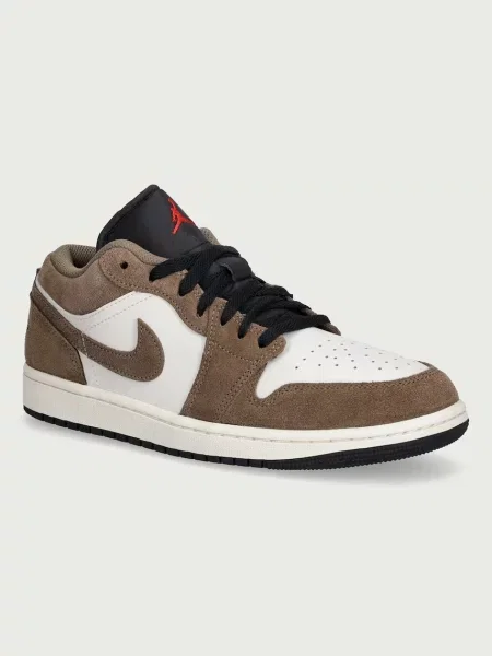 Jordan Air 1 Low sneakersy zamszowe brązowe