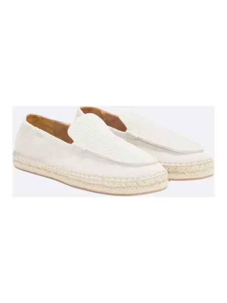 Espadryle Boss skórzane białe