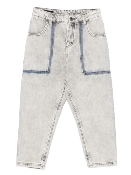 Jeansy dziecięce Emporio Armani szare