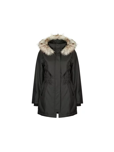 Parka Only iz krzna črna