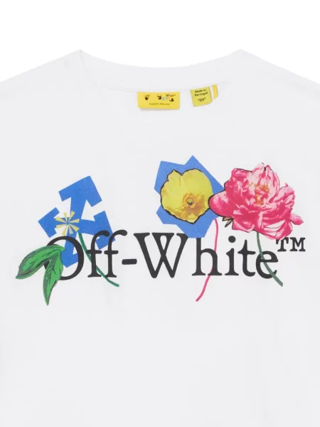 Koszulka dziecięca Off-white biała