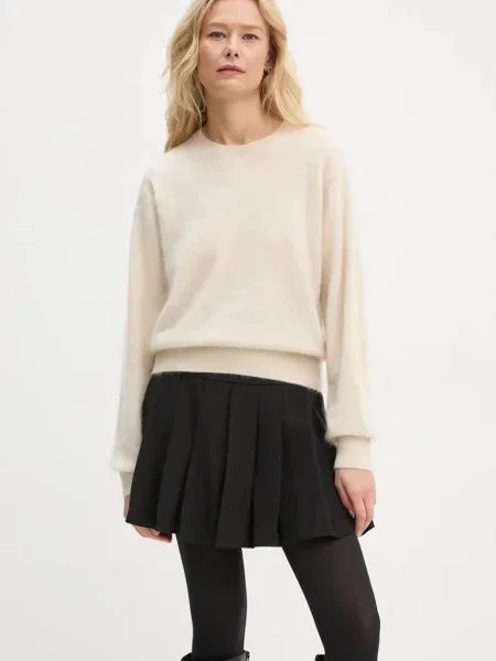 By Malene Birger sweter kaszmirowy MANTEA lekki beżowy
