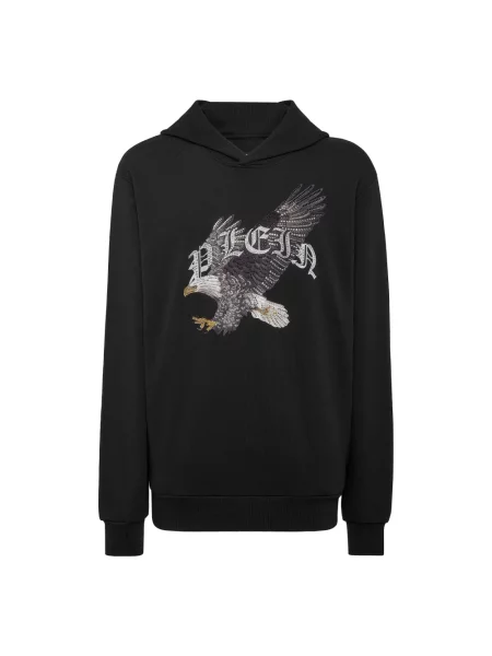 Bluza z kapturem Philipp Plein czarna