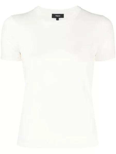 Top Theory de lână alb