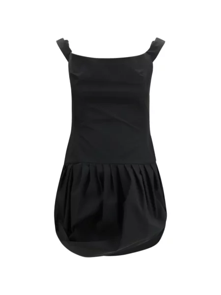 Rochie fără mâneci Magda Butrym fără mâneci plisată de costum negru