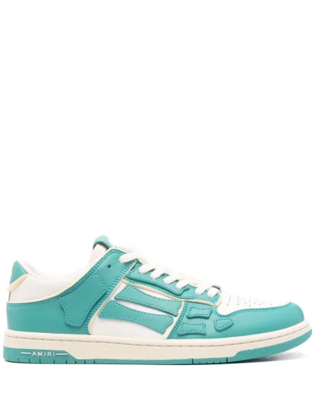 Sneakerși Amiri din piele albastru