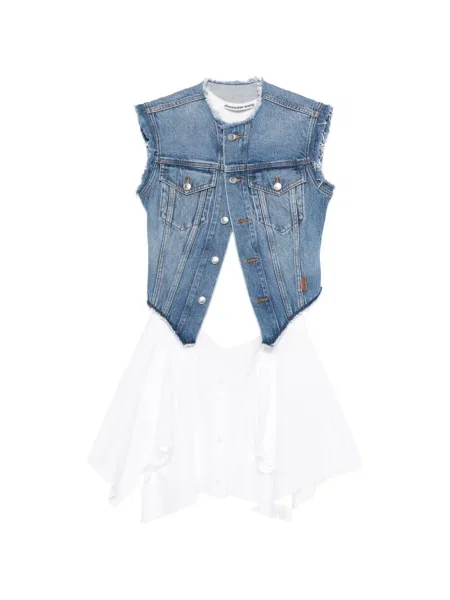 Geacă de blugi Alexander Wang alb