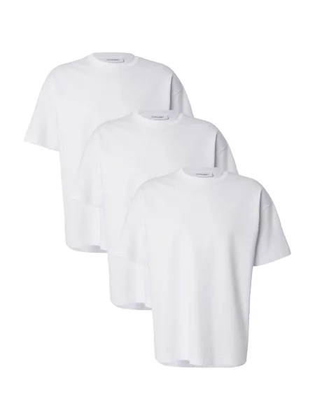 JACK & JONES Tricou JJEBARRON' alb