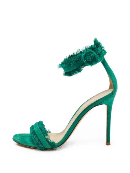 Sandale Gianvito Rossi cu franjuri verde