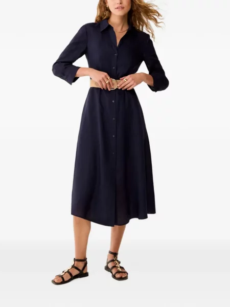 Rochie tip cămașă Pennyblack albastru