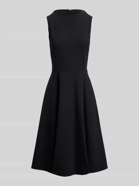 Sukienka biznesowa z mieszanki Lauren Ralph Lauren czarna