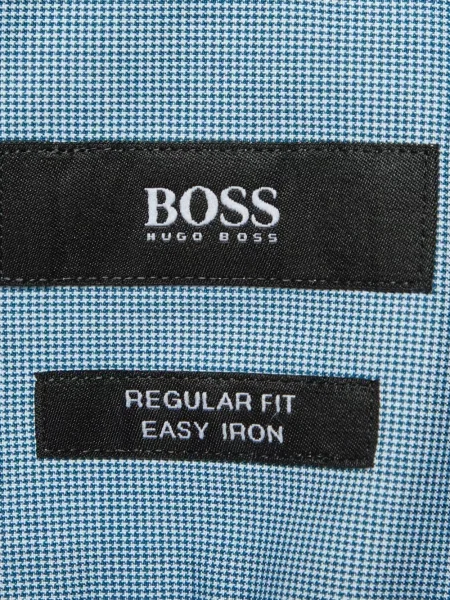 Cămașă Boss cu model pepito albastru